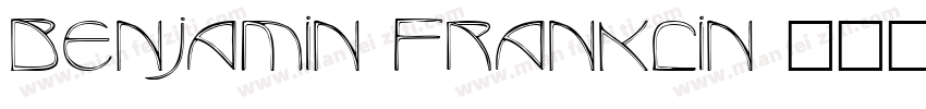 Benjamin Franklin字体转换
